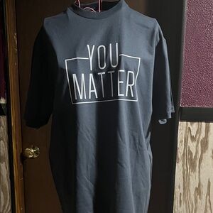 Dark blue 'You Matter' T-Shirt